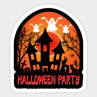 Halloween Party - Happy Halloween Sticker